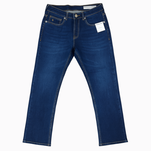 Calvin Klein Blue-Grey DSTR Men’s Jeans – Modern Fit Elegance