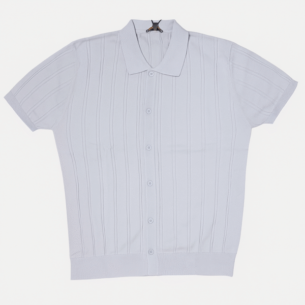 Massimo Dutti Warm Gray Button-Down Pullover – Subtle Luxury