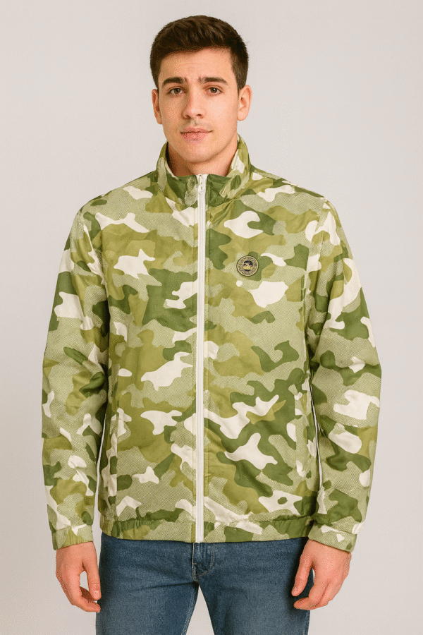 Allen Solly Men’s Camouflage Windcheater Jacket